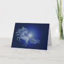 Unicorn Blank Greeting Card