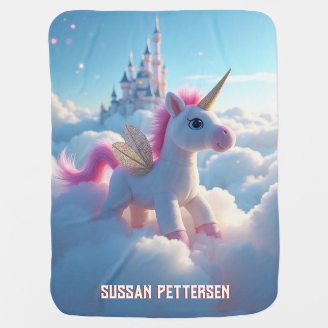 Unicorn Blanket Baby Room Décor (Front)