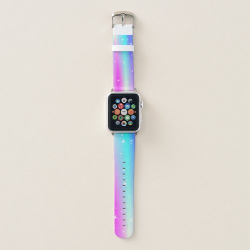 Unicorn Blue Purple Pink Apple Watch Band