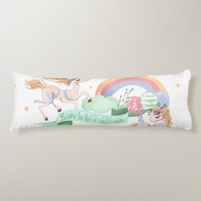 large unicorn pillow