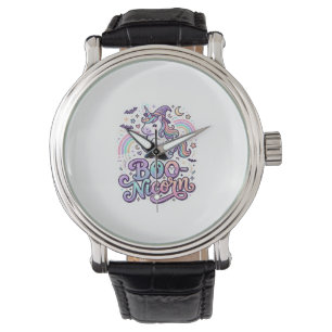 Unicorn Boo-nicorn Premium Vector Vector Design_1 Watch