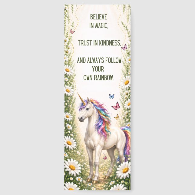 Unicorn Bookmark (Front)