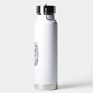 Unicorn Booktrovert Unicorn Playful Cute Gift Desi Water Bottle