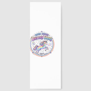 Unicorn Born Under Unicorn Stars Funny Print on De Bookmarks