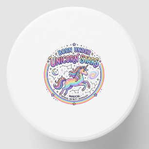 Unicorn Born Under Unicorn Stars Funny Print on De Mini Candle Favors
