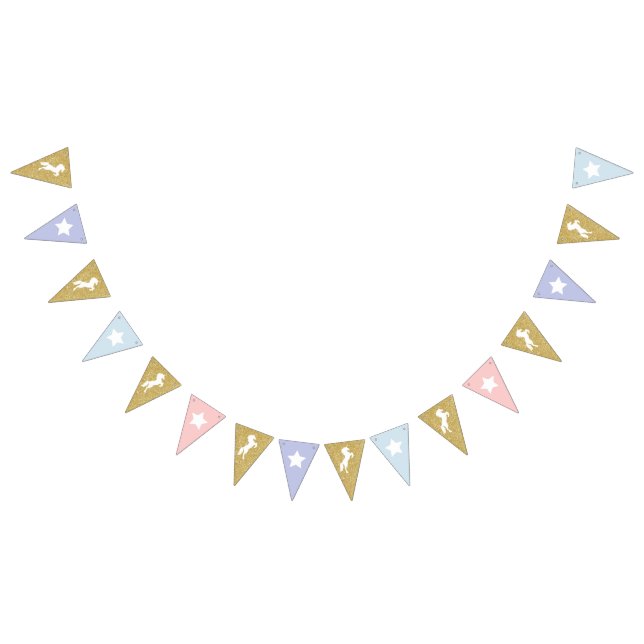 Unicorn Bunting Banner (All)