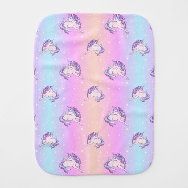 Unicorn Burp Cloth (Front)