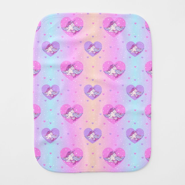 Unicorn Burp Cloth (Front)