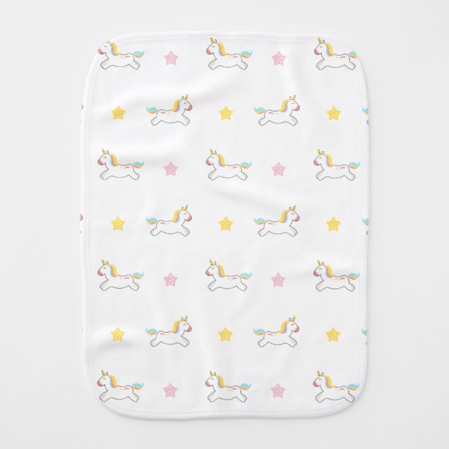 Unicorn Burp Cloth (Front)