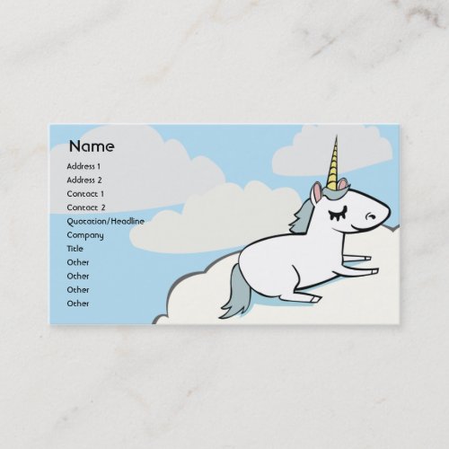 Unicorn - Business Business Card Templates