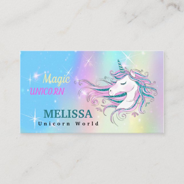 Unicorn Business Card (Front)