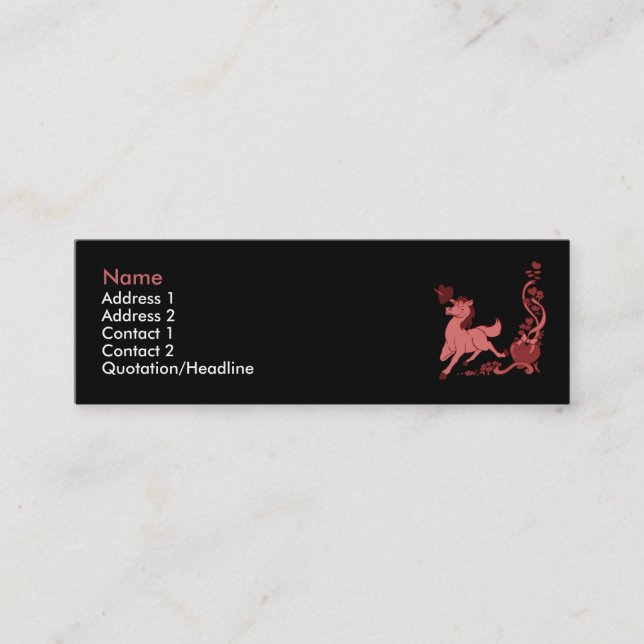 Unicorn Business Card 1 (Front)