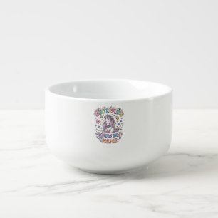 Unicorn Butterflies Know My Name Charming POD Artw Soup Mug