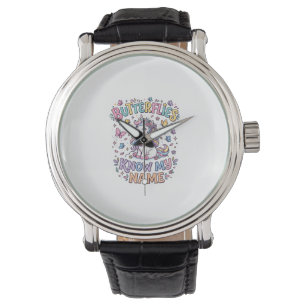 Unicorn Butterflies Know My Name Charming POD Artw Watch