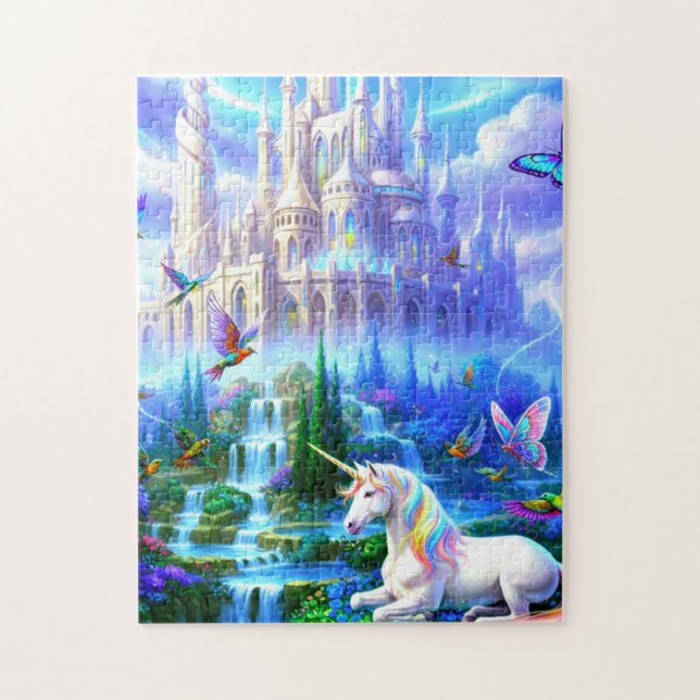 Unicorn by Castle Jigsaw Puzzle (Vertical)