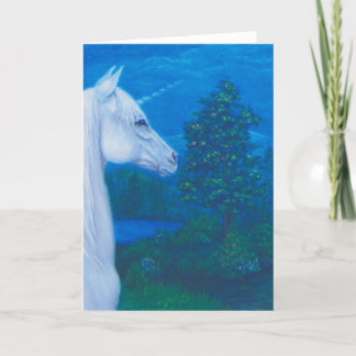Unicorn by the lake card