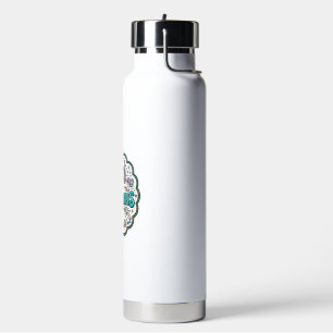 Unicorn Cake Confetti Unicorns POD Ready POD Artwo Water Bottle