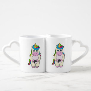 Unicorn Camera Coffee Mug Set