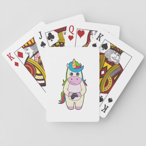Unicorn Camera Poker Cards