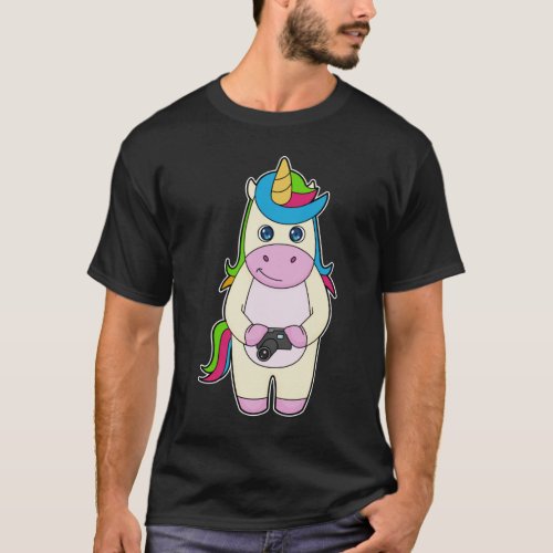 Unicorn Camera T_Shirt