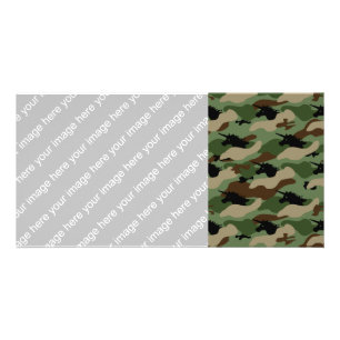 Unicorn Camouflage Card