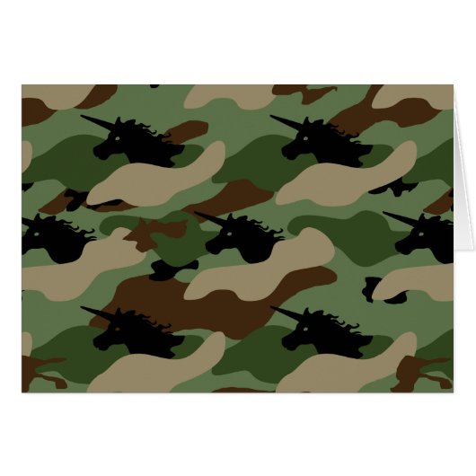 Unicorn Camouflage Cards (Front Horizontal)