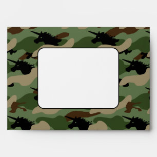 Unicorn Camouflage Envelope
