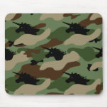 Unicorn Camouflage Mouse Pad<br><div class="desc">This camouflage pattern has unicorns in it.</div>