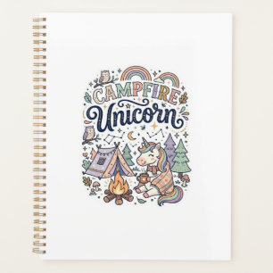 Unicorn Campfire Unicorn Premium Vector Sticker an Planner