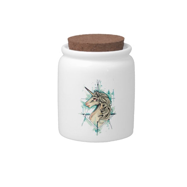 Unicorn Candy Jar (Front)