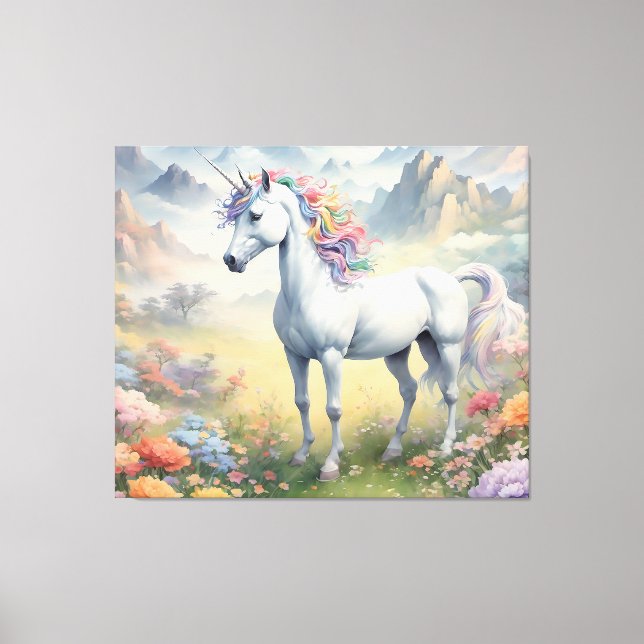 Unicorn Canvas Print (Front)