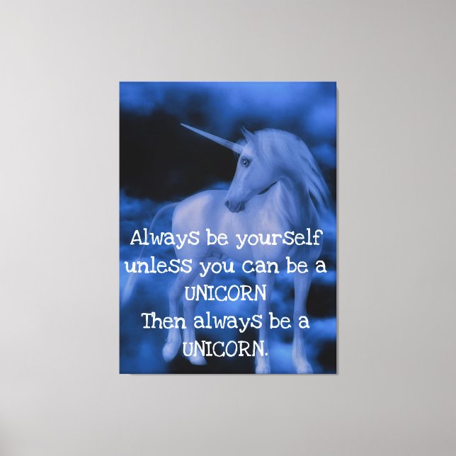 Unicorn Canvas Print (Front)