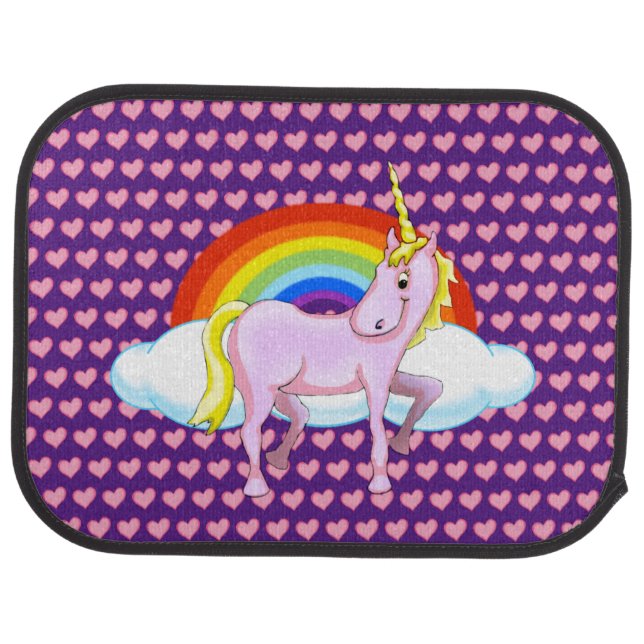 Unicorn Car Floor Mats (Rear)