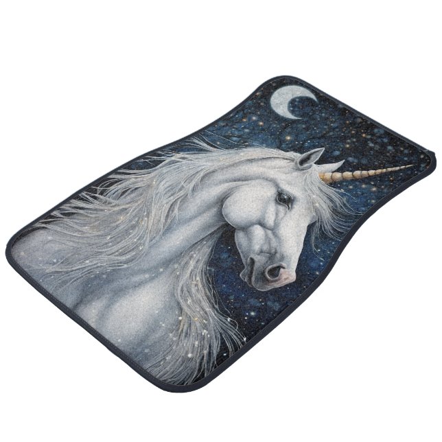 unicorn Car Mats (Front) (set of 2) (Angled)
