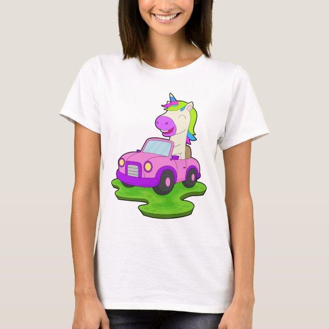 Unicorn Car T-Shirt (Front)