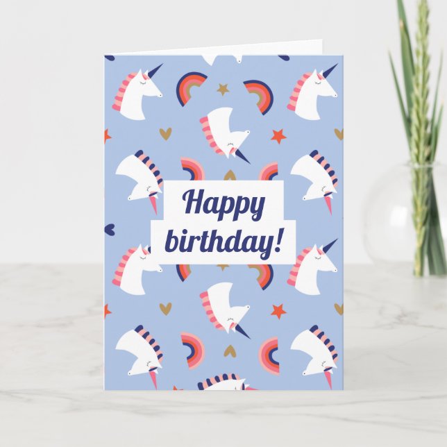Unicorn Card (Front)