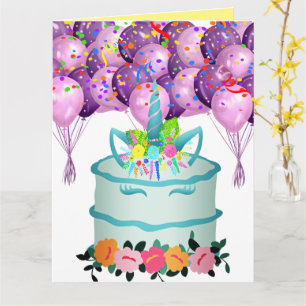 Unicorn card