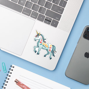 Unicorn cartoon drawing cartoon , unicorn , horse sticker