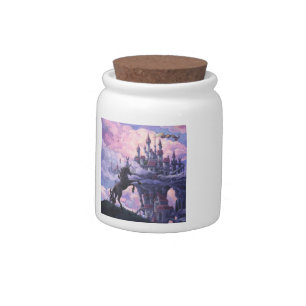 Unicorn Castle Candy Jar