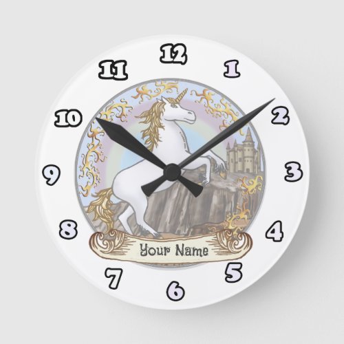 Unicorn Castle clock