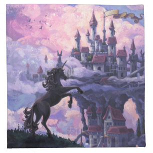 Unicorn Castle Napkin