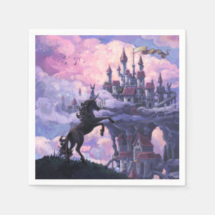 Unicorn Castle Paper Napkins