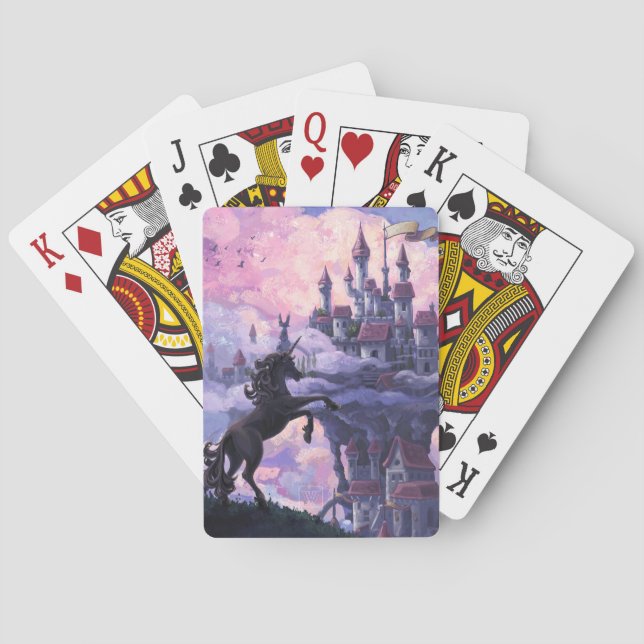 Unicorn Castle Poker Cards (Back)