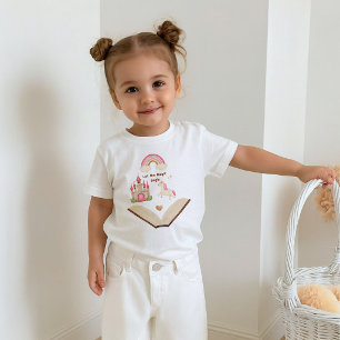 Unicorn Castle Rainbow Girl Shirt   Fairy Tale 