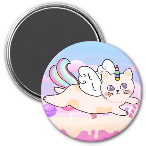Unicorn Cat Magnet