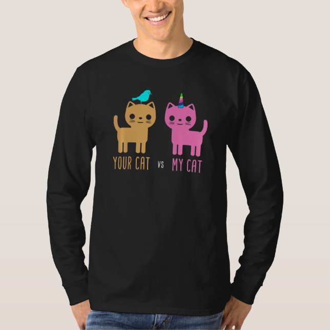 Unicorn Cat - Pet Cats T-Shirt (Front)