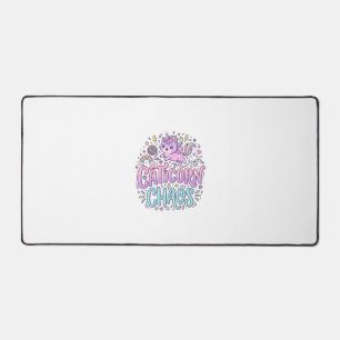 Unicorn Caticorn Chaos Cute Pastel Product Graphic Desk Mat