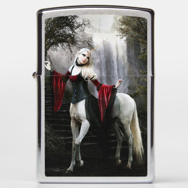 Unicorn Centaur Zippo Lighter (Front)