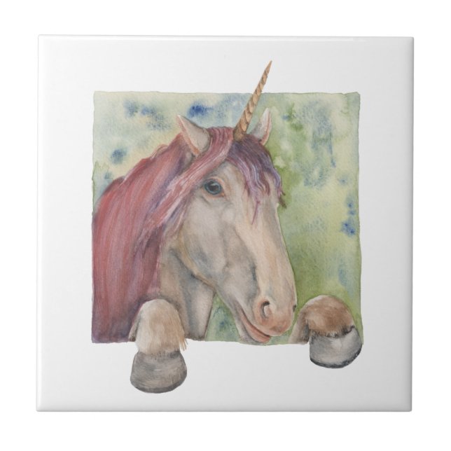Unicorn Ceramic Tile (Front)