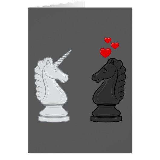 Unicorn Chess Knight Cards (Front)